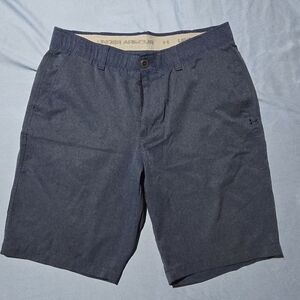 Under Armour Men's Navy Flat Front Shorts